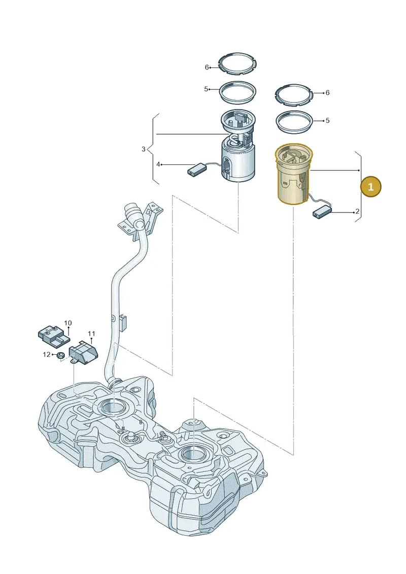 5N0919109F — Audi RS Q3 (2013-2018) diagram 764919300, position 1