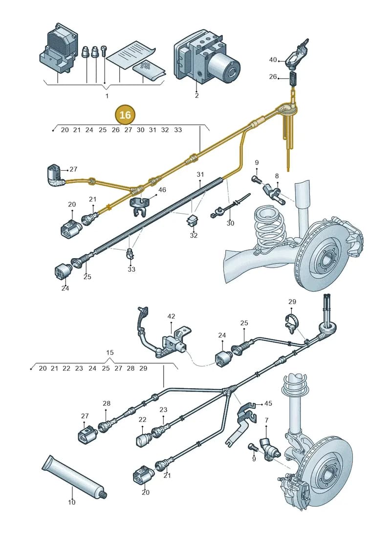 5N0927904D — Audi Q3 (2014-2019) diagram 728927000, position 16