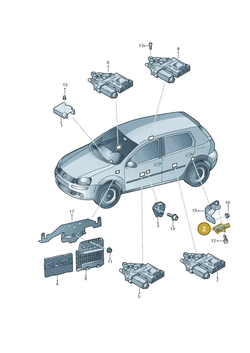 5N0959351B — SEAT Leon Stylance (2010-2012) diagram 420959100, position 2
