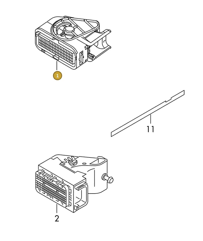 5N0973100 — Volkswagen 1J0 platform diagram 198973200, position 1