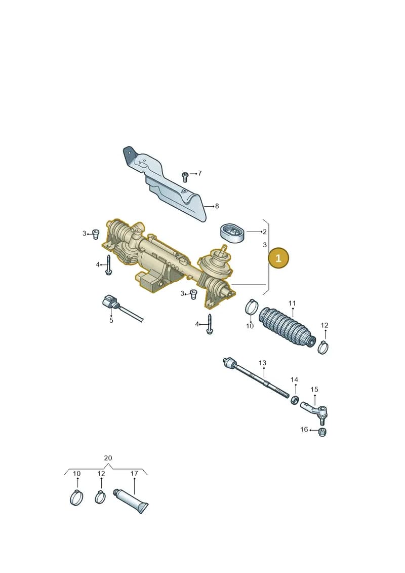 5N2423055AX — Volkswagen Golf Cabriolet (2011-2016) diagram 866423350, position 1