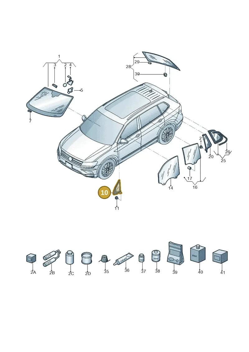 5NA845113J — SEAT Tarraco (2018-2024) diagram 833845000, position 10