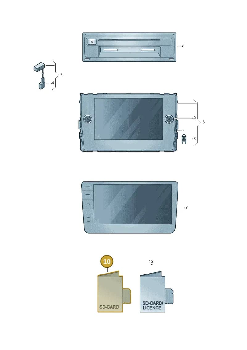 5NA919866P — Volkswagen Jetta 1.4 (2017-2024) diagram 827035030, position 10