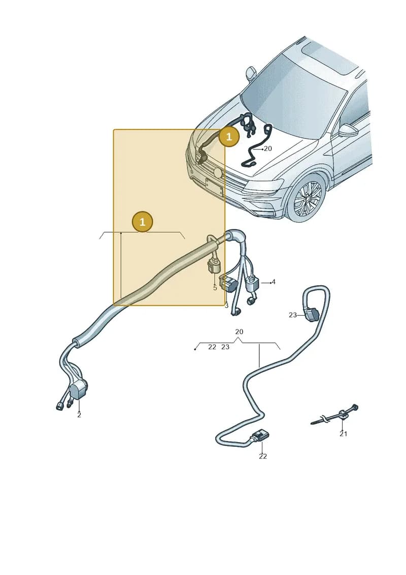 5NA971081C — Volkswagen Tiguan 2.0 4Motion (2017-2024) diagram 833971250, position 1