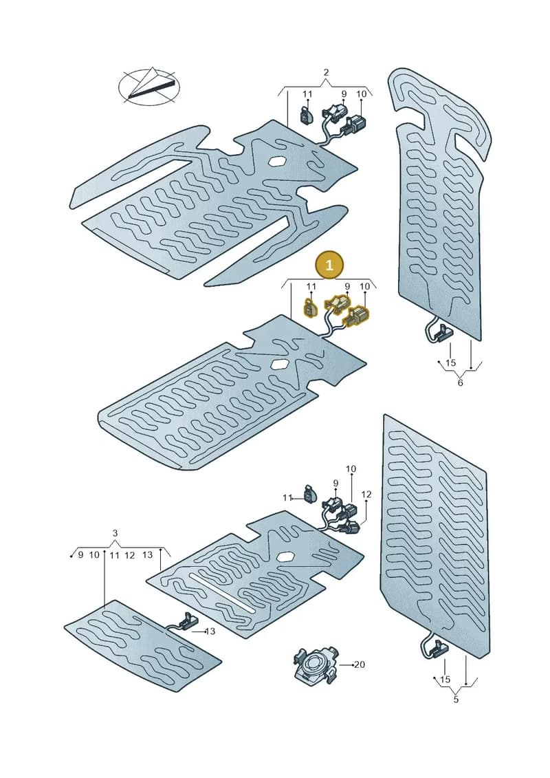 5NL963555A — Volkswagen Tiguan 2.0 4Motion (2017-2024) diagram 833963000, position 1