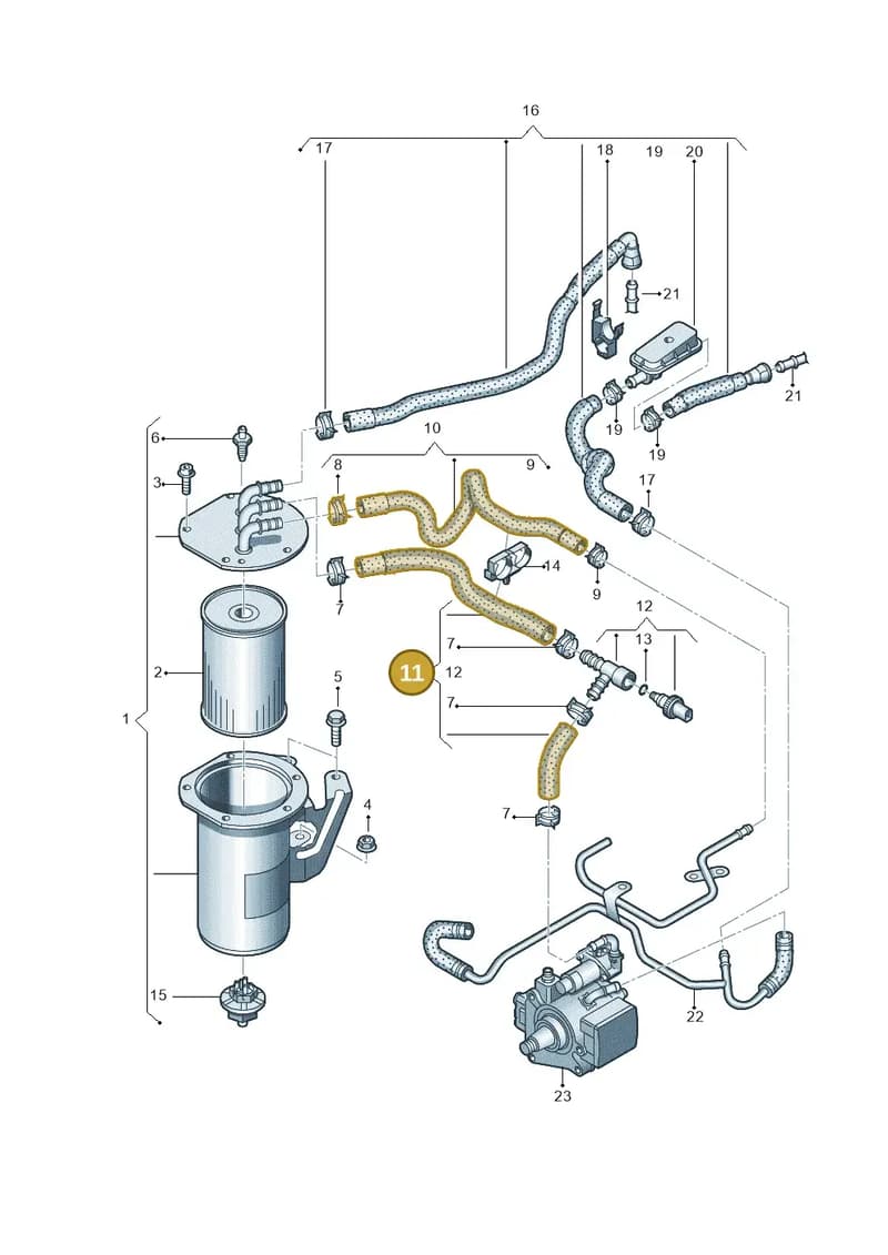 5Q0130307BP — Skoda Kodiaq (2018-2022) diagram 884127100, position 11