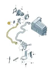 5Q0131128P Volkswagen Connecting Hose