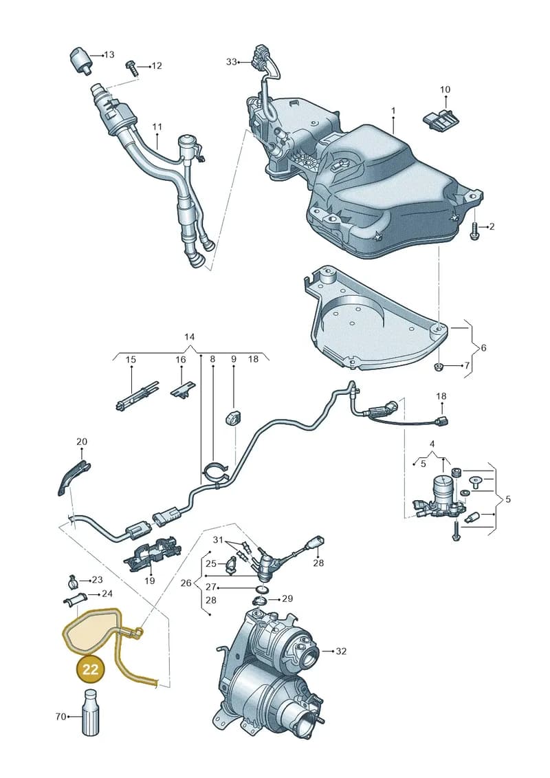5Q0131984M — Skoda Octavia (2017-2020) diagram 805253100, position 22