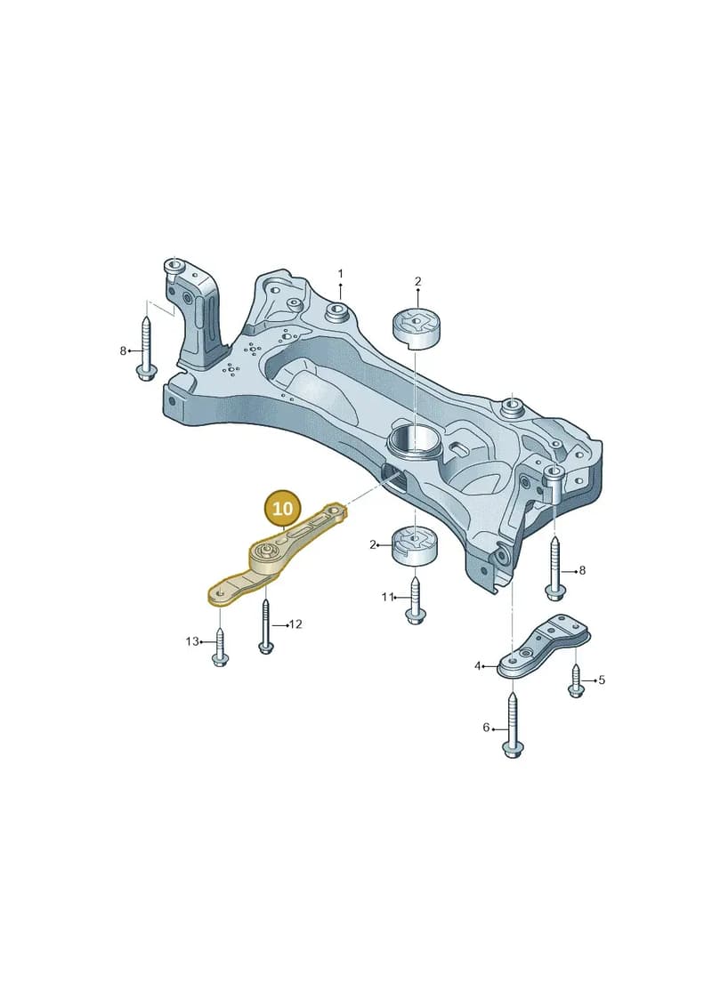 5Q0199855AH — Audi Q3 (2018-2025) diagram 746199100, position 10