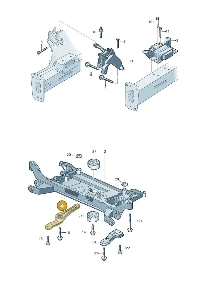 5Q0199855AH — Audi RS Q3 Sportback (2019-2024) diagram 858199100, position 4