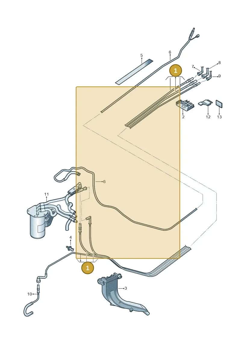 5Q0200059LE — Skoda Karoq (2017-2023) diagram 834201025, position 1
