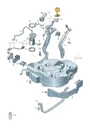 5Q0201449AJ Volkswagen Securing Clip