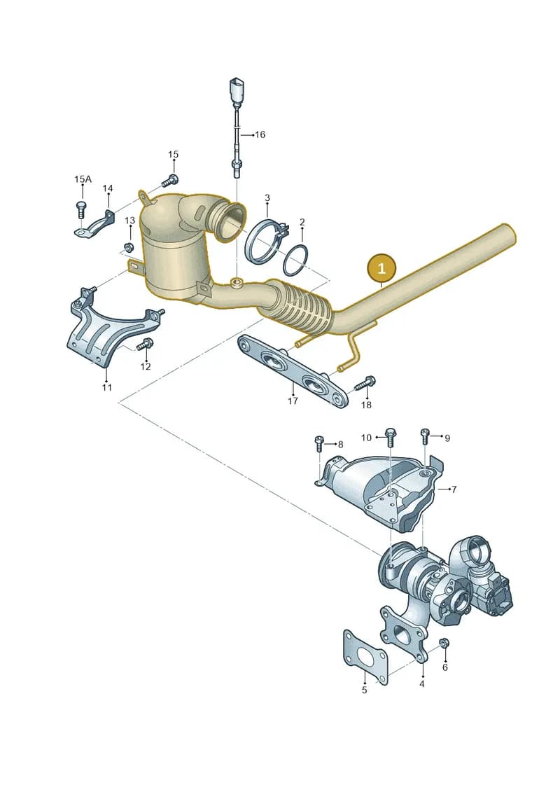 5Q0254505P — Audi A3 Sportback (2019-2025) diagram 745253300, position 1