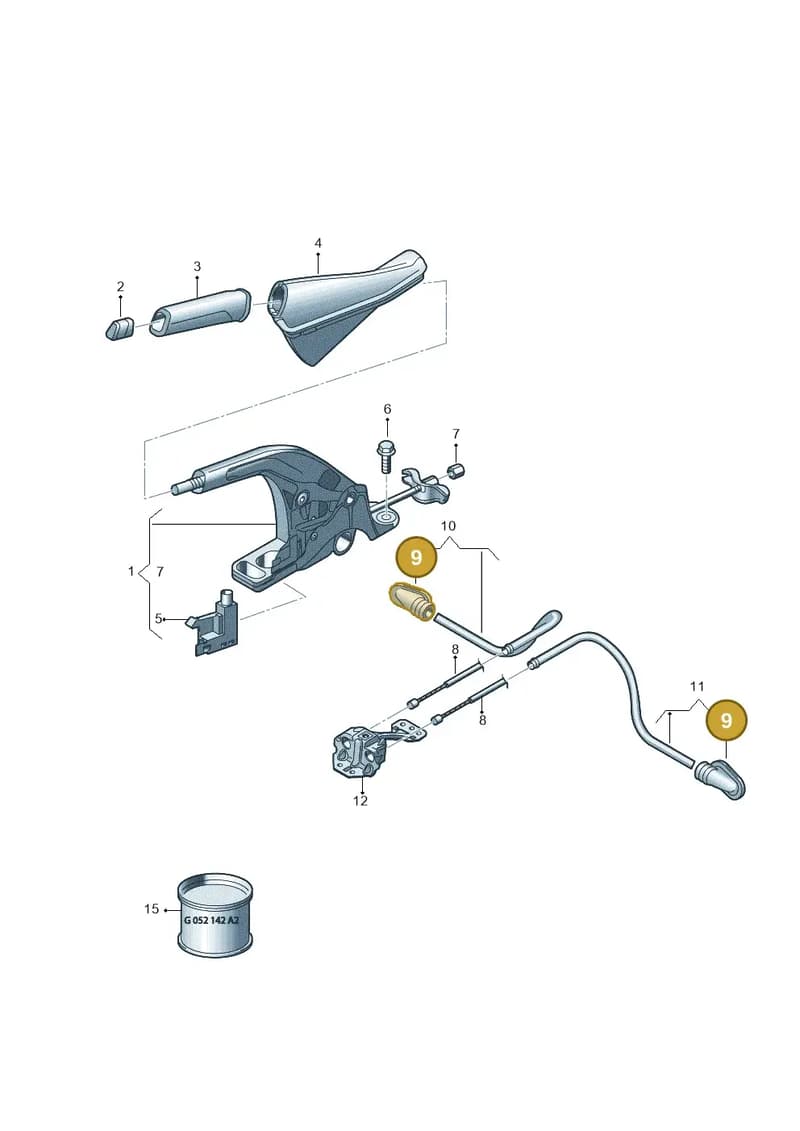 5Q0711487E — Volkswagen POLO HATCH         "ZA"06> (2005-) diagram 781711500, position 9