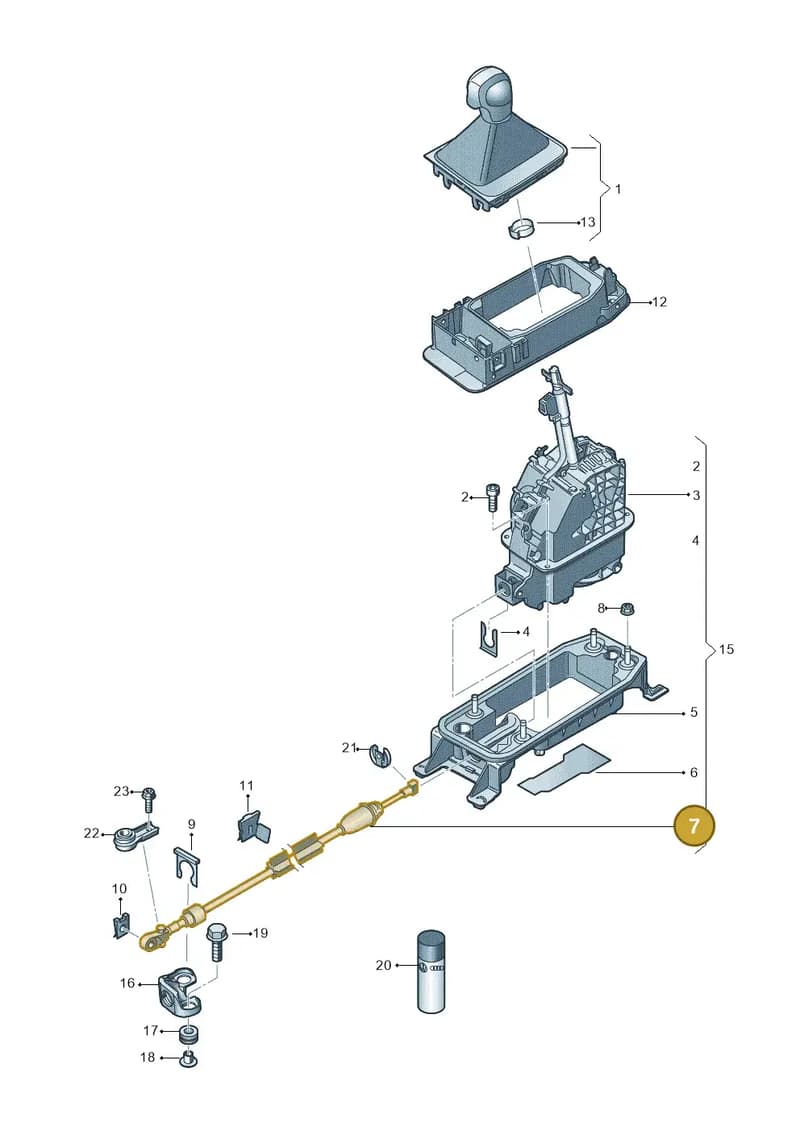 5Q0713266BF — SEAT Ateca (2016-) diagram 827713200, position 7