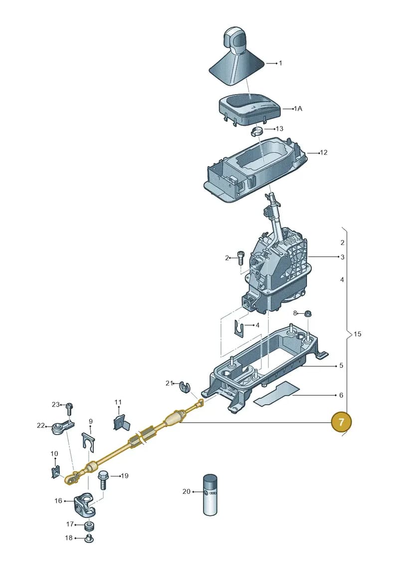 5Q0713266BF — Skoda Karoq (2017-2023) diagram 753713100, position 7
