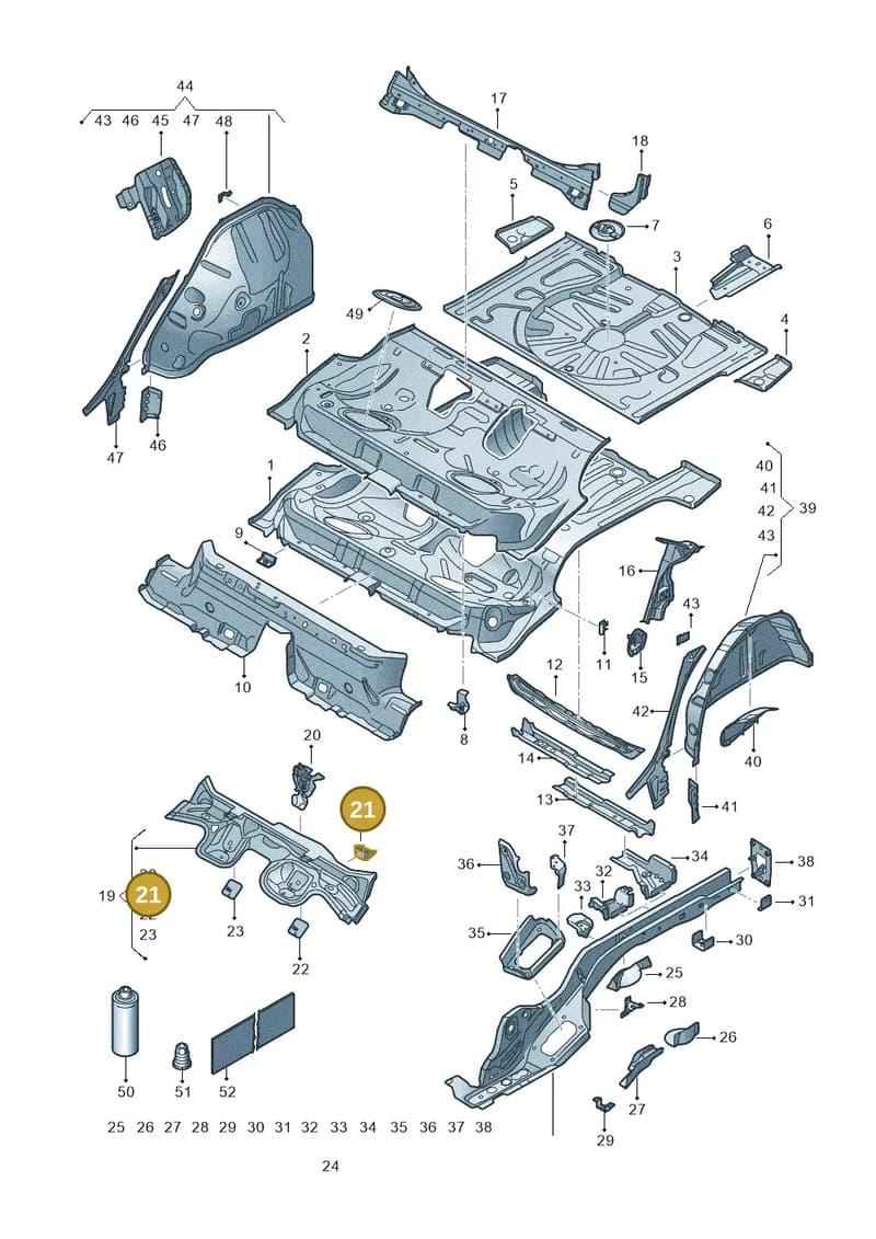 5Q0803501DM — SEAT Leon (2019-) diagram 5fn803010, position 21