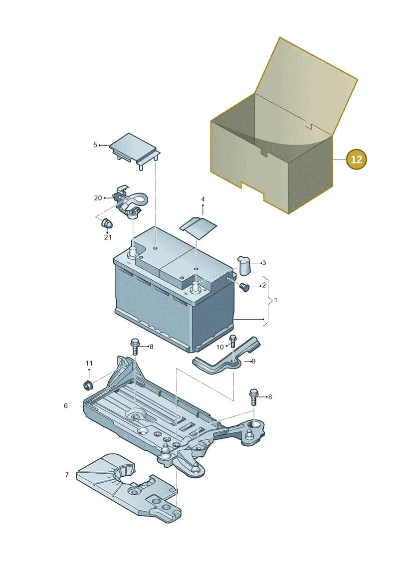 5Q0915411F — Skoda Octavia (2017-2020) diagram 753915000, position 12