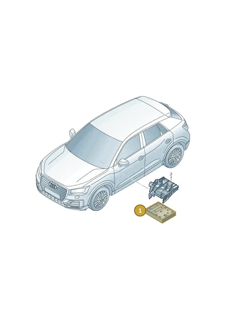 5Q0937084DP — Audi Q2 (2016-2025) diagram 803907020, position 1