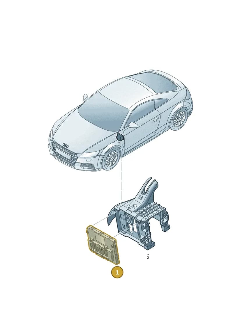 5Q0937084DP — Audi TT RS (2016-2023) diagram 850907020, position 1