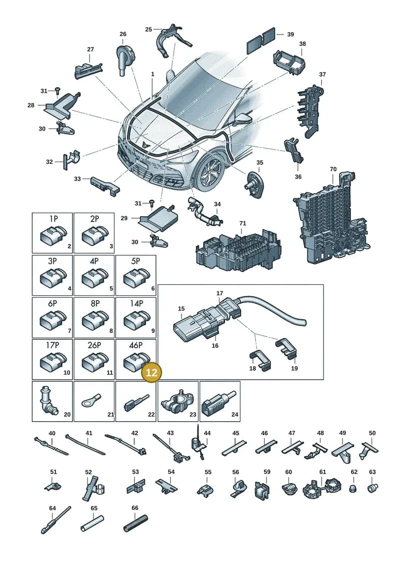 5Q0937702A — SEAT CUPRA Tavascan (2023-) diagram 20h971080, position 12