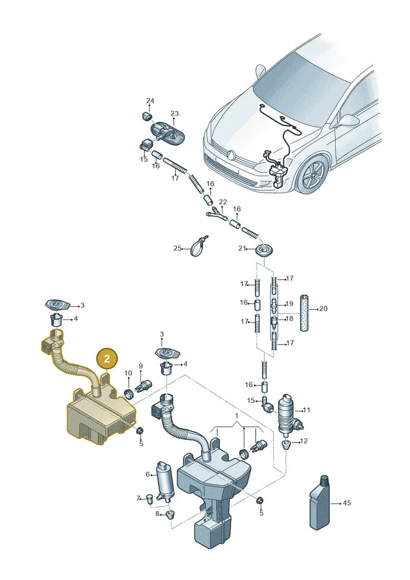 5Q0955453BC — SEAT Ateca (2016-) diagram 746955100, position 2