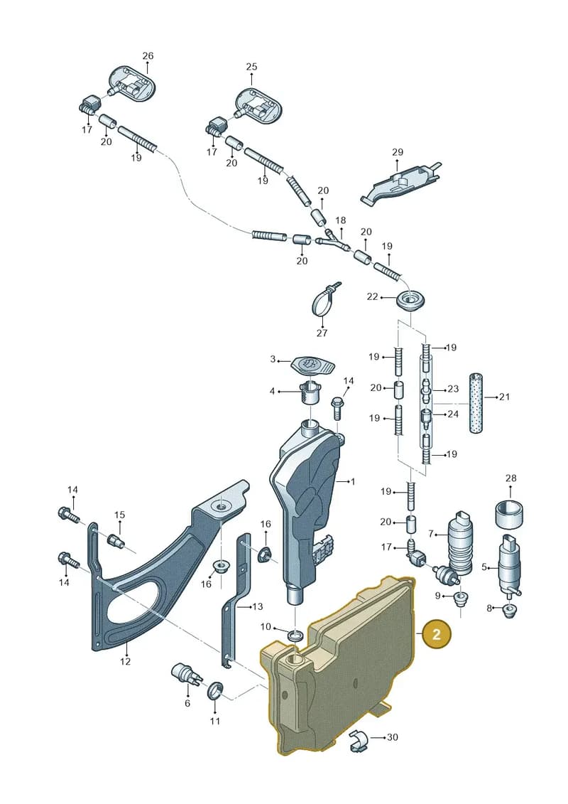 5Q0955453S — SEAT Leon ST (2016-2020) diagram 745955150, position 2