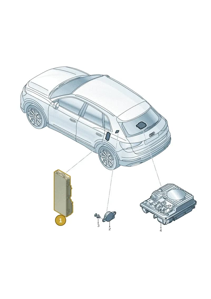 5Q0959107AB — Audi RS Q3 Sportback (2019-2024) diagram 597959040, position 1