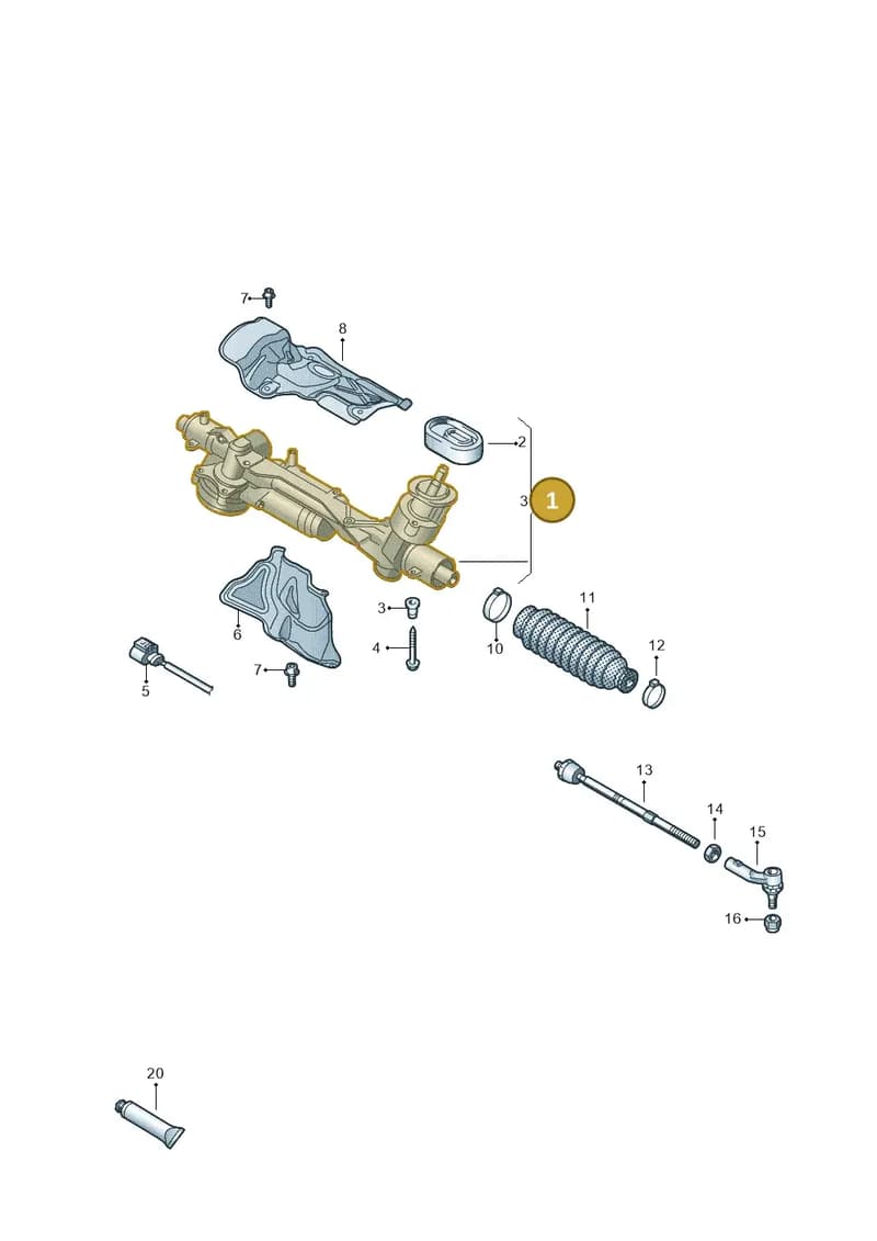 5Q1423055S — Volkswagen T-Roc Cabriolet (2019-2025) diagram 2gk423050, position 1