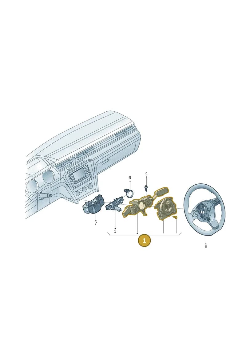 5Q1953507GHIGI — Volkswagen Lamando (2021-) diagram 589953550, position 1