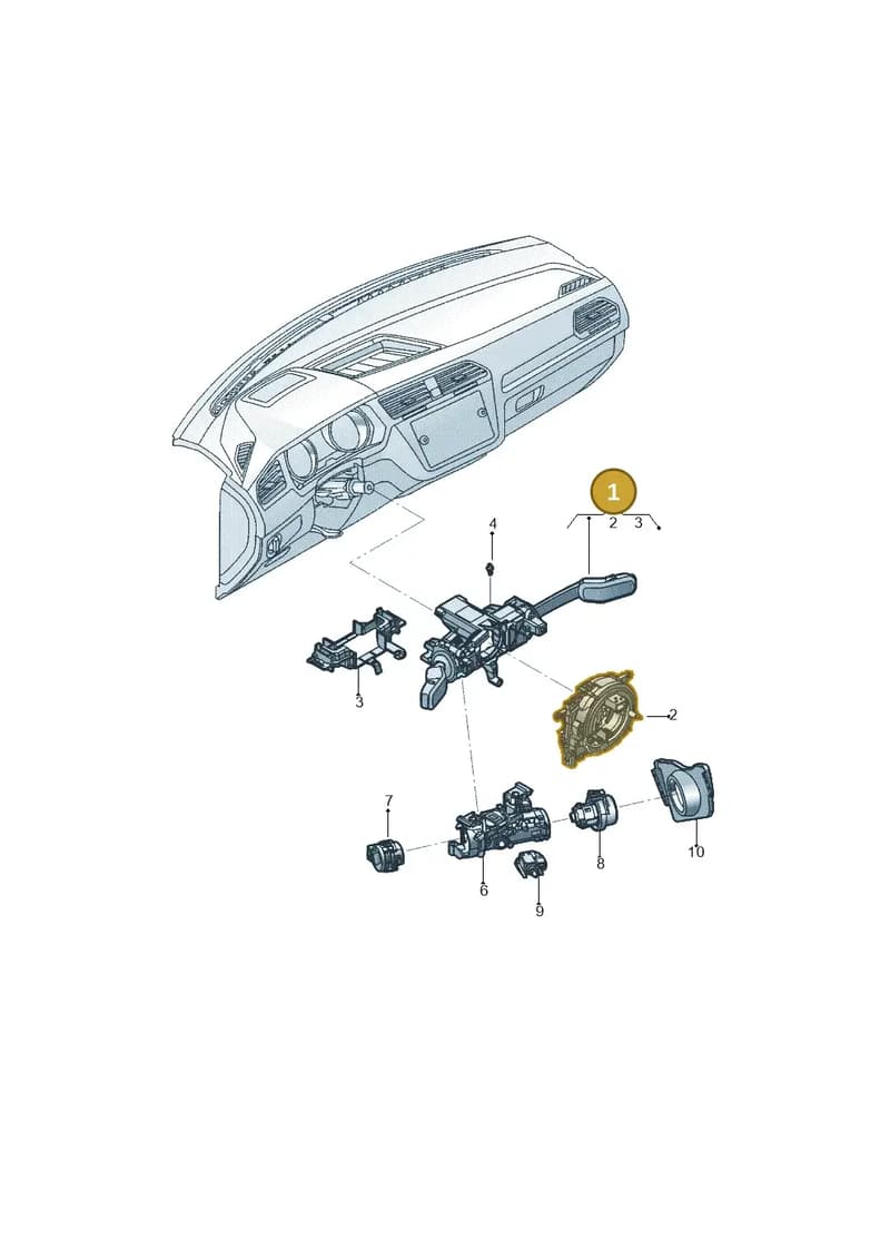 5Q1953521JH — Volkswagen Tiguan (2017-) diagram 833953052, position 1