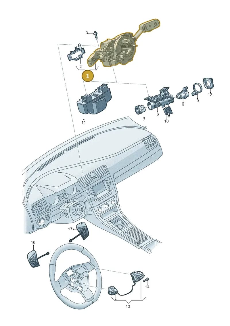 5Q1953521MQIGI — Volkswagen T-Roc (2018-) diagram 813095351, position 1