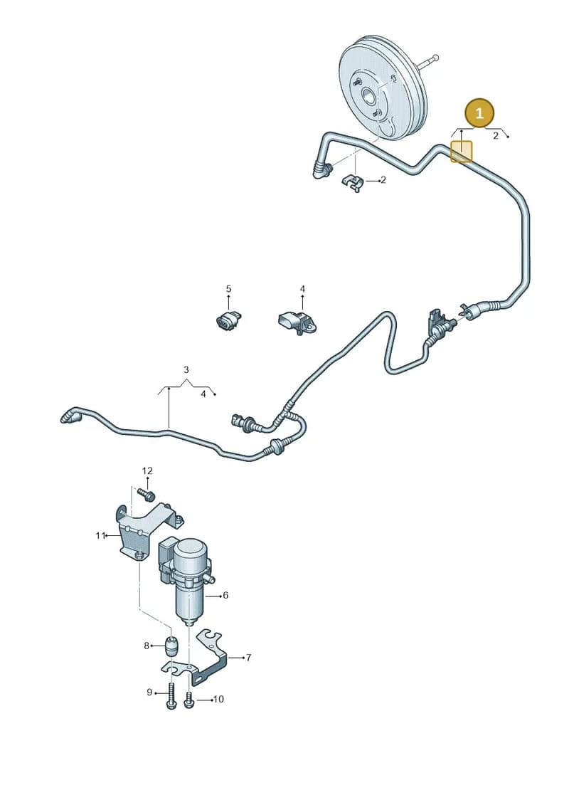 5Q2612041B — Volkswagen T-Roc BlueMotion (2017-2024) diagram 866611800, position 1