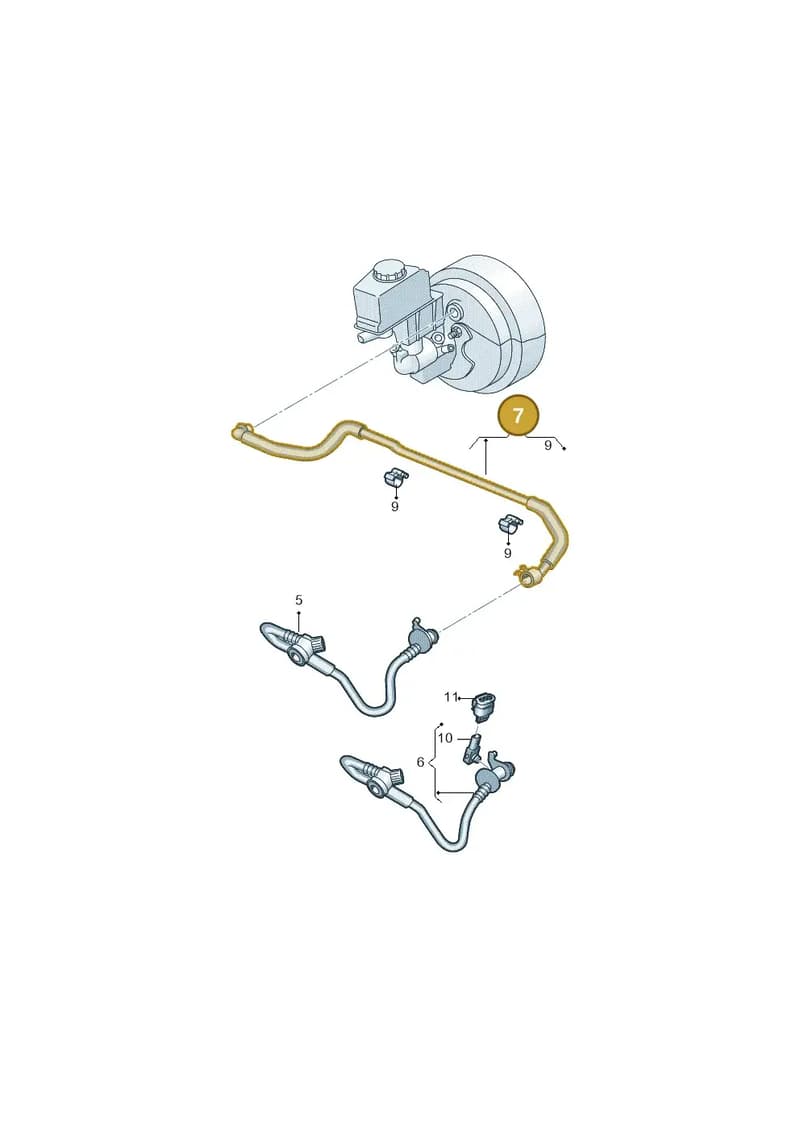 5Q2612041B — Volkswagen T-Roc BlueMotion (2017-2024) diagram 813611700, position 7