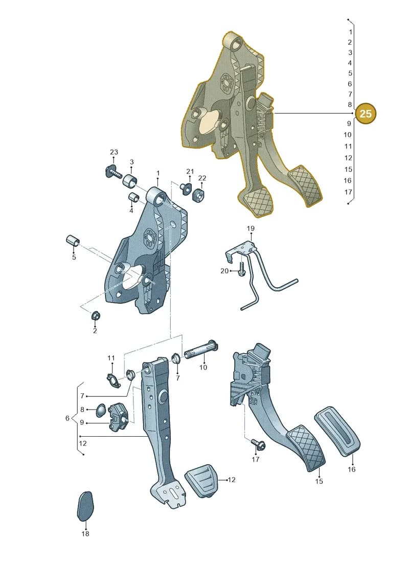 5Q2721058CA — SEAT Leon (2019-) diagram 793721710, position 25