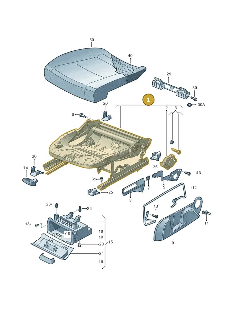 5Q4881105R — Skoda Superb Combi (2015-2024) diagram 632881010, position 1