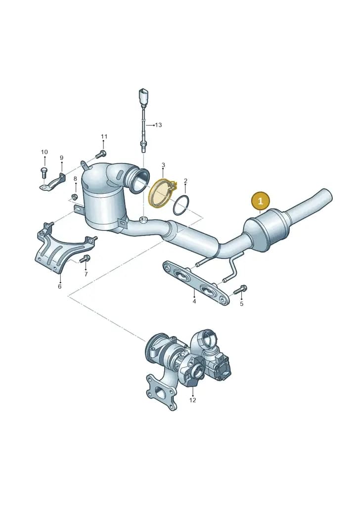 5QA254500X — Volkswagen Touran 2,0 BlueMotion (2015-2024) diagram 793253200, position 1