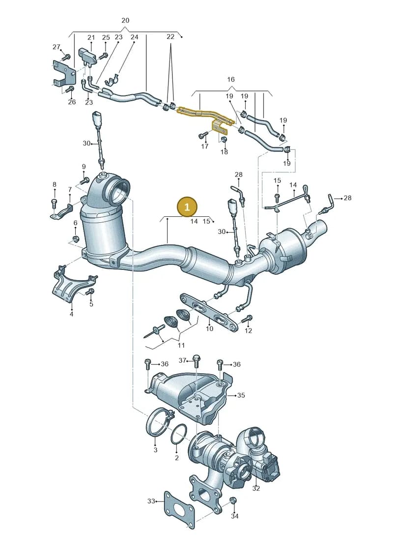 5QA254504J — SEAT Tarraco (2018-2024) diagram 597253300, position 1
