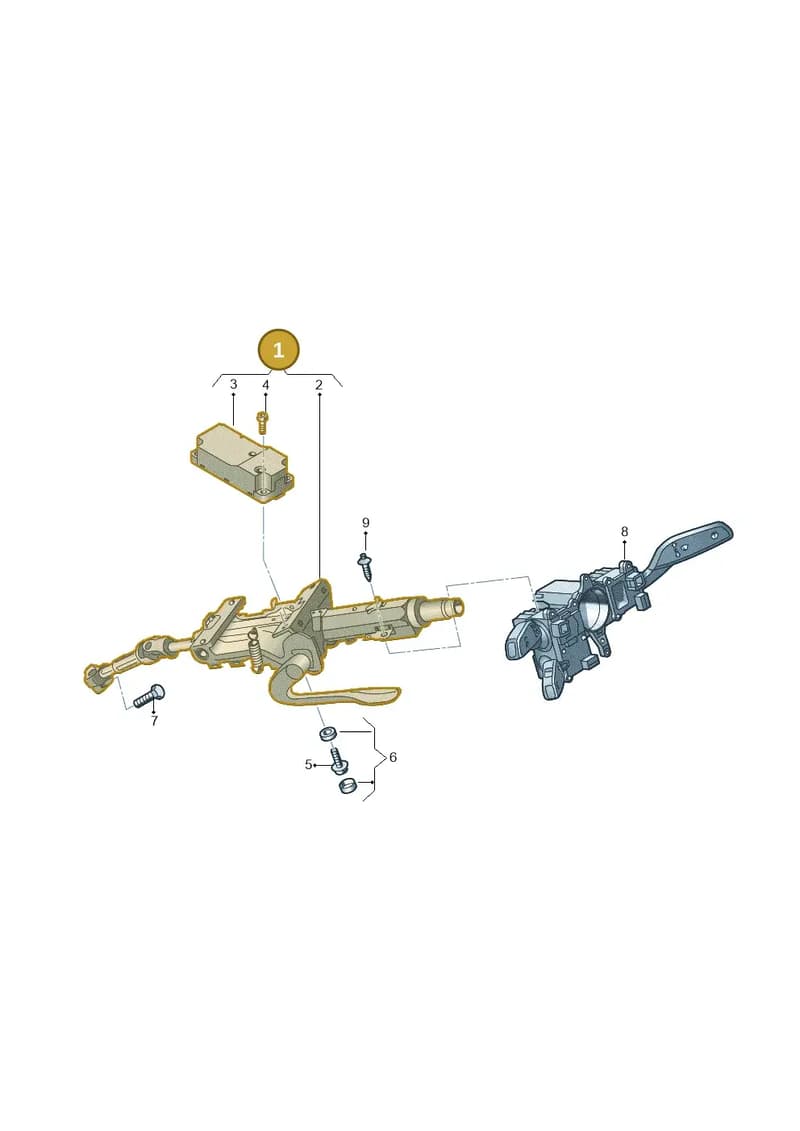 5QB419506AA — Audi RS Q3 Sportback (2019-2024) diagram 850419500, position 1