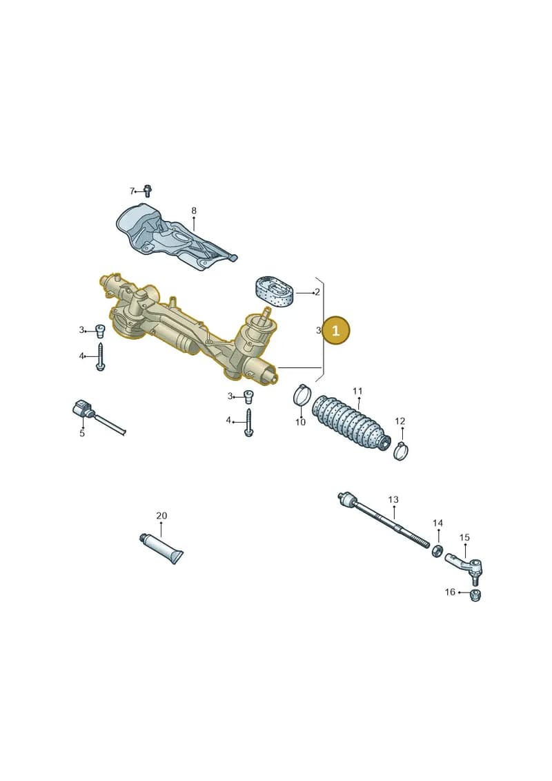 5QB423056DX — Volkswagen Tiguan (2017-) diagram 780423000, position 1