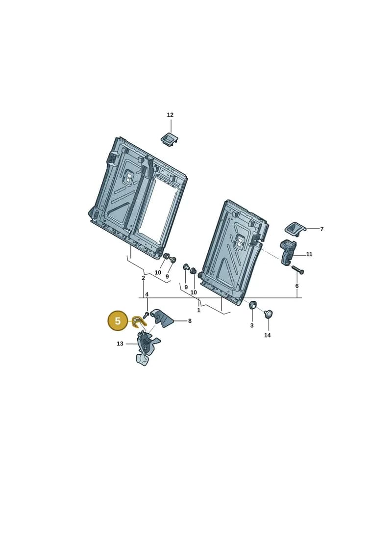 5QD886193 — Volkswagen ID.3 (2021-) diagram 11d885020, position 5