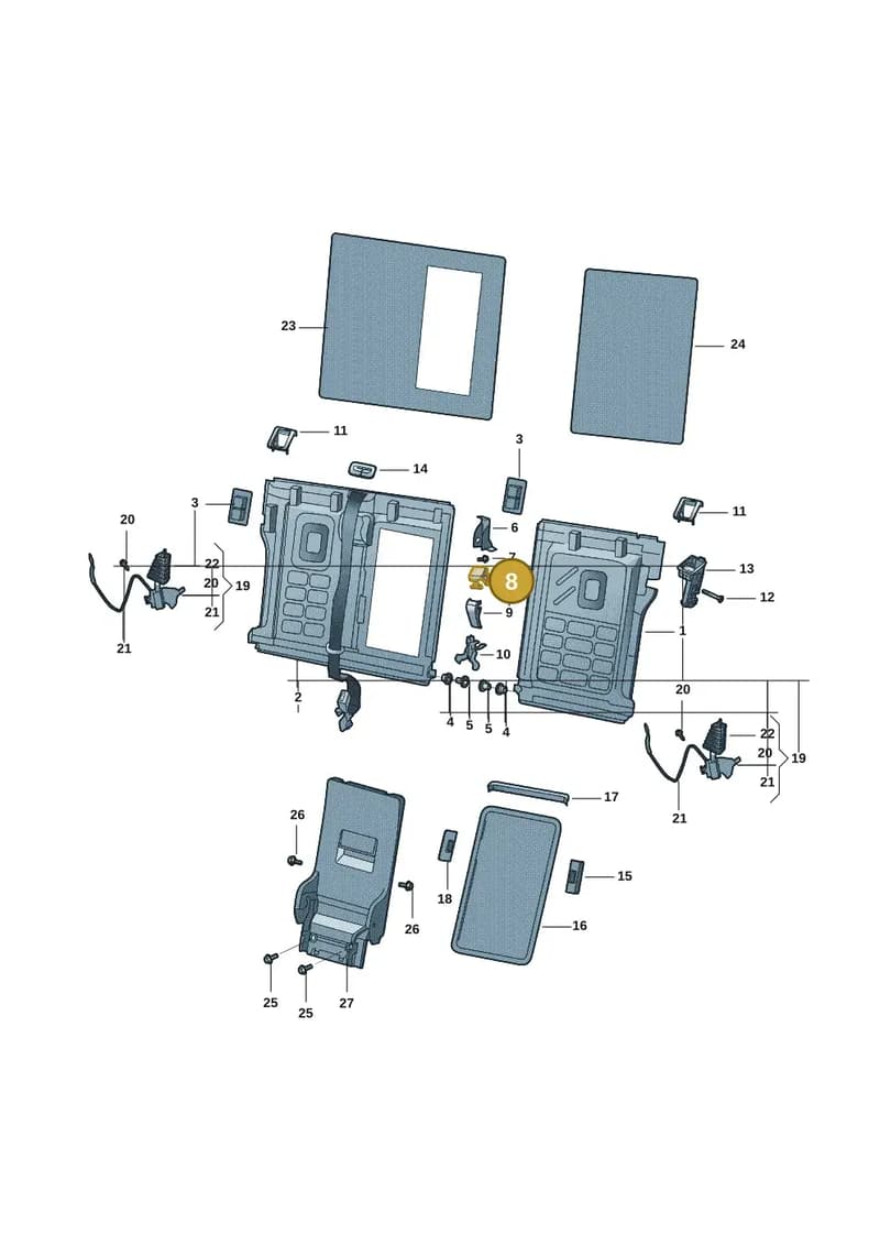 5QD886193 — Volkswagen Tiguan (2024-) diagram 57d885070, position 8