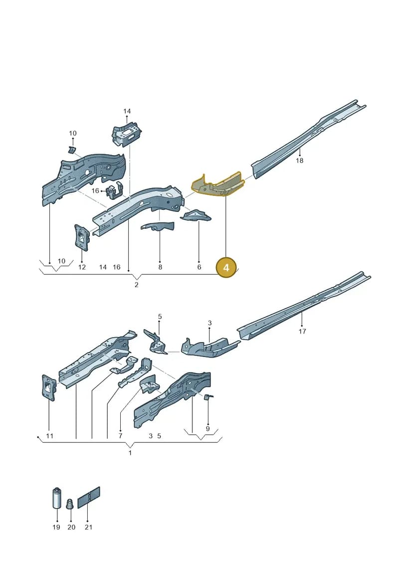 5QE801251H — SEAT CUPRA Formentor (2020-) diagram 5fn803000, position 4