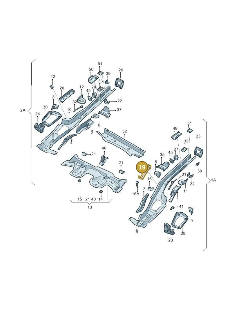 5QE803730 — Skoda Octavia (2019-2022) diagram 585803010, position 19