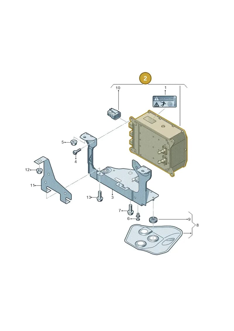 5QE915681AA — Audi Q7 (2015-2025) diagram 859915800, position 2
