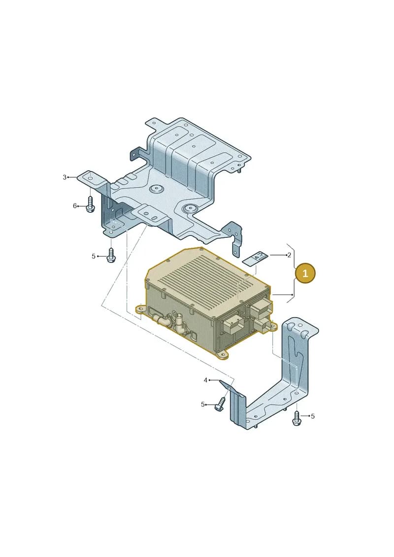 5QE915681DB — Audi A6 (2018-2025) diagram 430915800, position 1