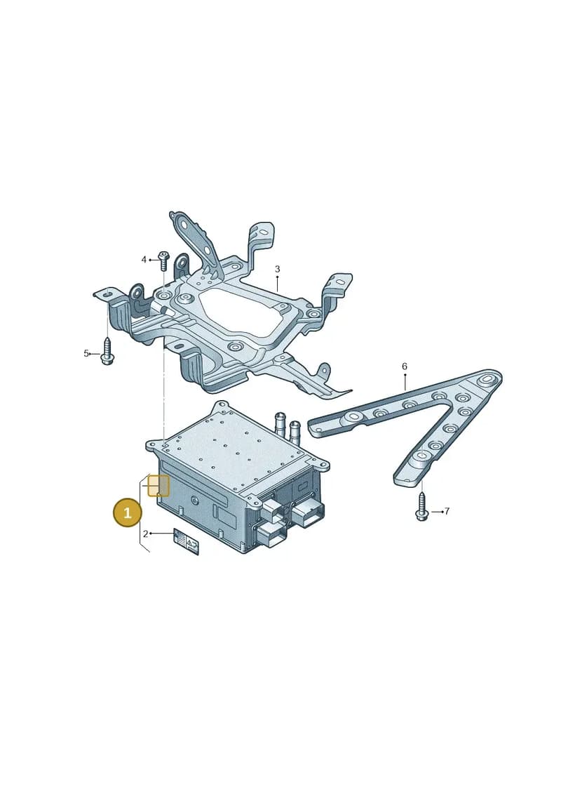 5QE915681Q — Audi A8 (2017-2025) diagram 838915800, position 1