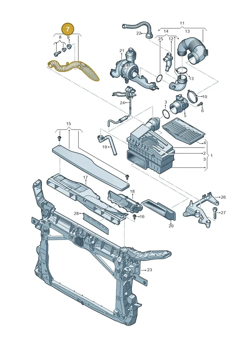 5QF129565 — Skoda Kodiaq (2018-2022) diagram 793129400, position 7