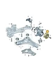 5QF501611H Volkswagen Wheelhub with Bearing