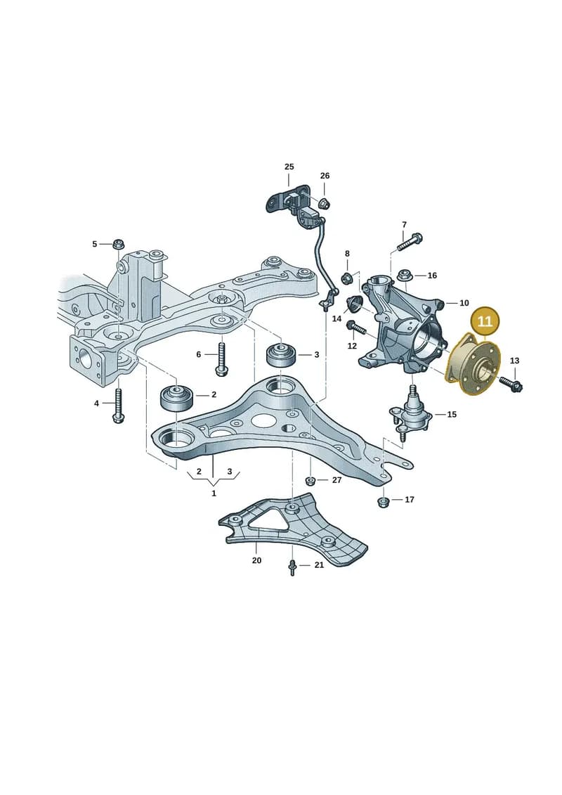 5QF501611H — SEAT CUPRA Tavascan (2023-) diagram 10a407000, position 11